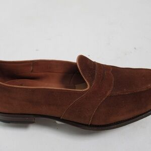 Carmina Men's Full Strap Penny Loafer Shoes Brown 8.5 US / 7.5 UK / 41.5 EU